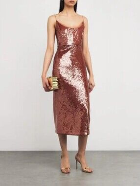 Roland Mouret sequinned midi dress